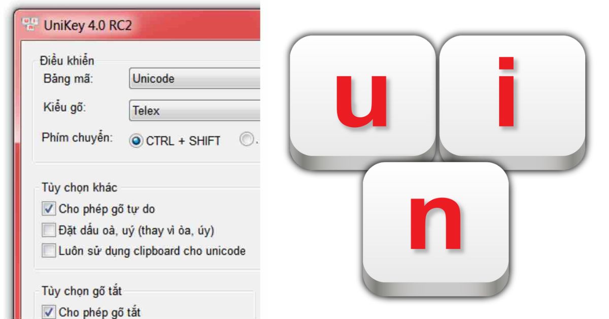 Hướng dẫn Cài đặt Unikey trên Windows